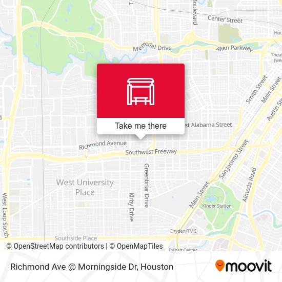Richmond Ave @ Morningside Dr map