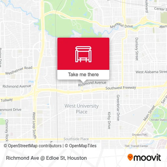 Richmond Ave @ Edloe St map