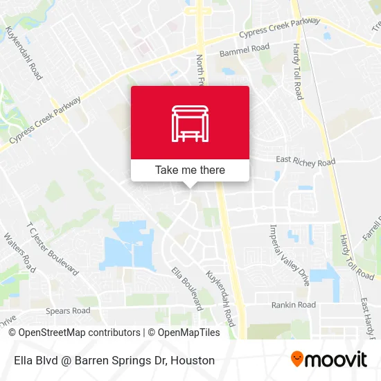Ella Blvd @ Barren Springs Dr map