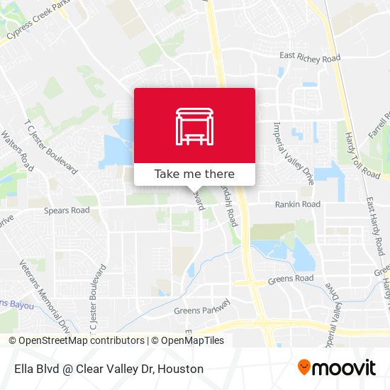 Mapa de Ella Blvd @ Clear Valley Dr