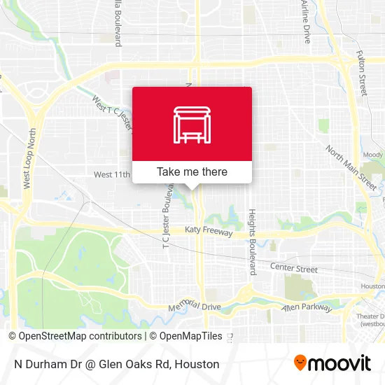 N Durham Dr @ Glen Oaks Rd map