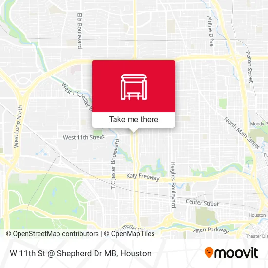 Mapa de W 11th St @ Shepherd Dr MB