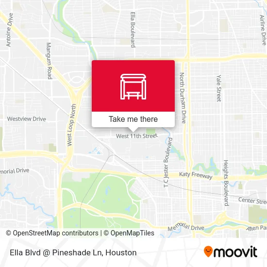 Ella Blvd @ Pineshade Ln map