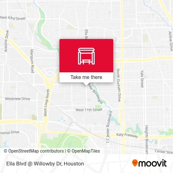 Ella Blvd @ Willowby Dr map