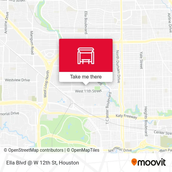 Ella Blvd @ W 12th St map