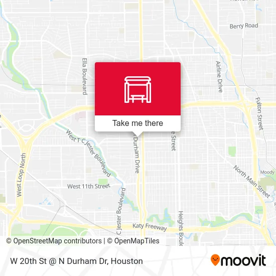 Mapa de W 20th St @ N Durham Dr