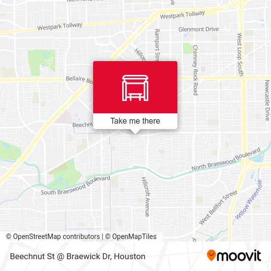 Beechnut St @ Braewick Dr map