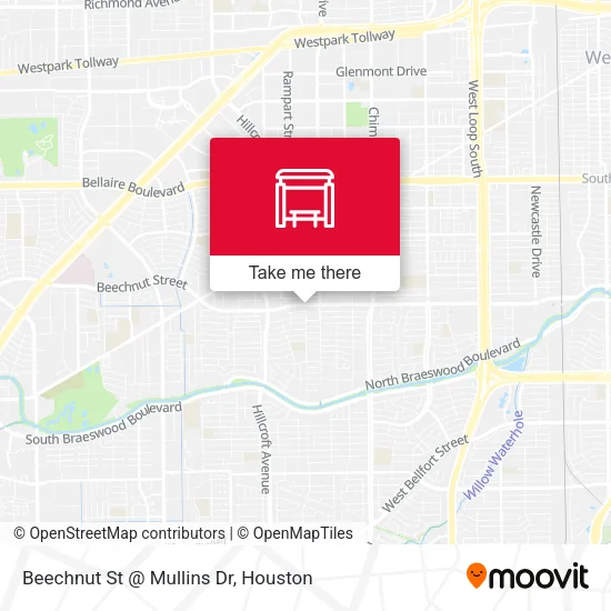 Beechnut St @ Mullins Dr map