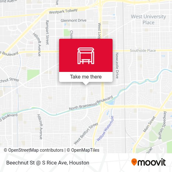 Beechnut St @ S Rice Ave map