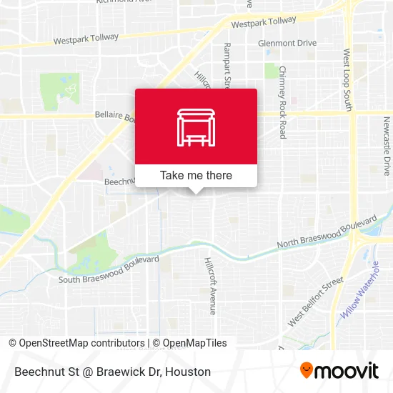 Beechnut St @ Braewick Dr map