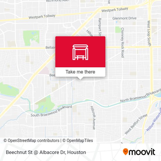 Beechnut St @ Albacore Dr map
