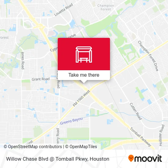 Mapa de Willow Chase Blvd @ Tomball Pkwy