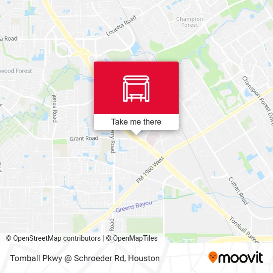 Mapa de Tomball Pkwy @ Schroeder Rd