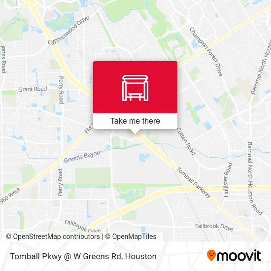 Tomball Pkwy @ W Greens Rd map