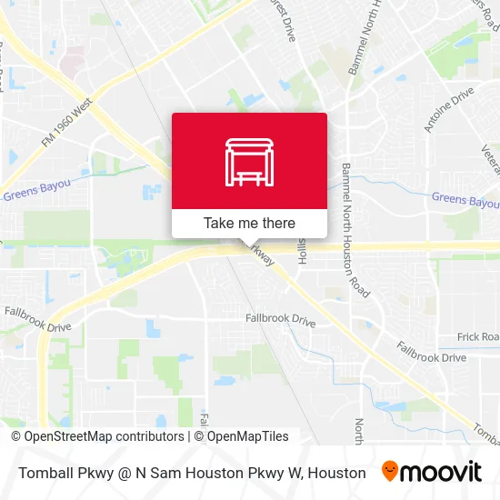 Tomball Pkwy @ N Sam Houston Pkwy W map