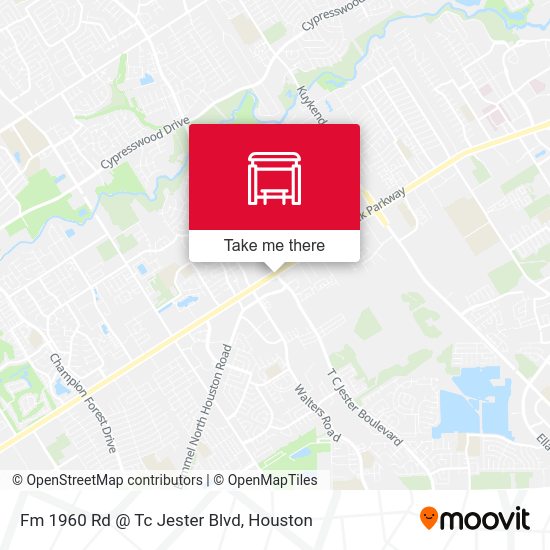 Fm 1960 Rd @ Tc Jester Blvd map