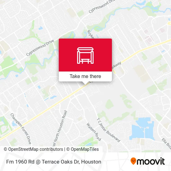 Fm 1960 Rd @ Terrace Oaks Dr map