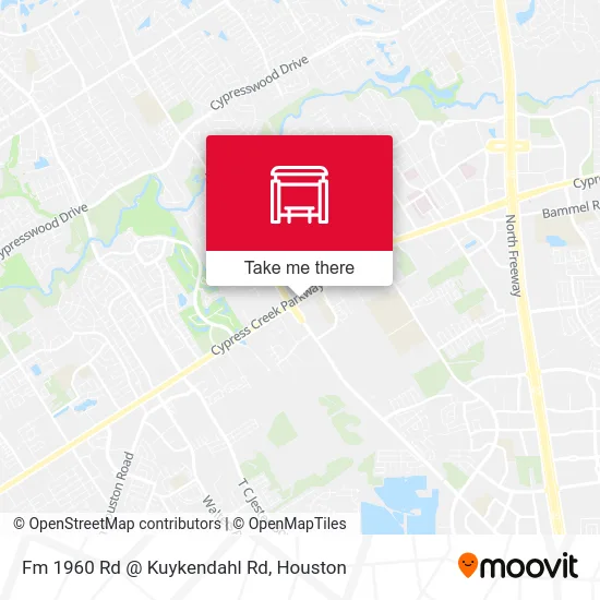 Mapa de Fm 1960 Rd @ Kuykendahl Rd