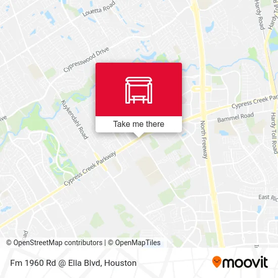 Mapa de Fm 1960 Rd @ Ella Blvd