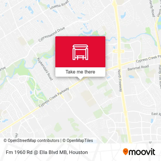 Mapa de Fm 1960 Rd @ Ella Blvd MB