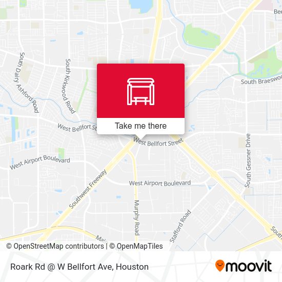 Roark Rd @ W Bellfort Ave map