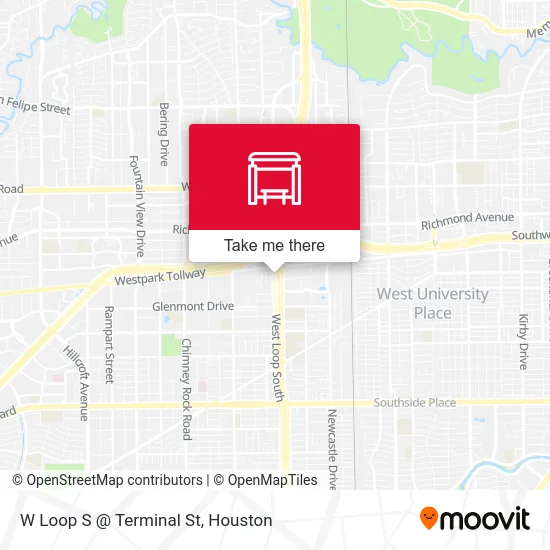 Mapa de W Loop S @ Terminal St