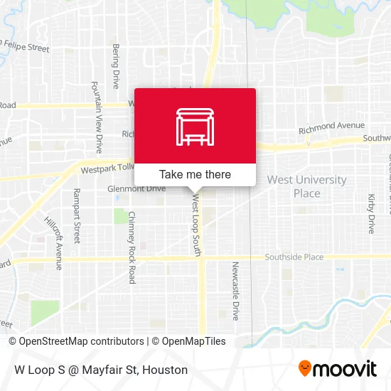 Mapa de W Loop S @ Mayfair St