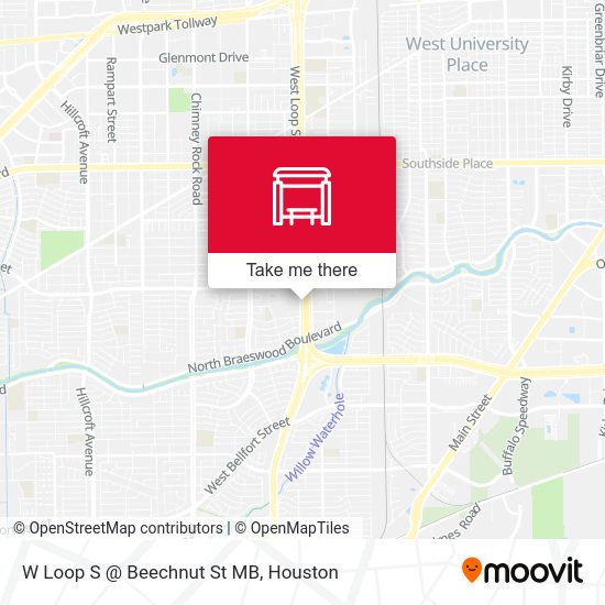 W Loop S @ Beechnut St MB map