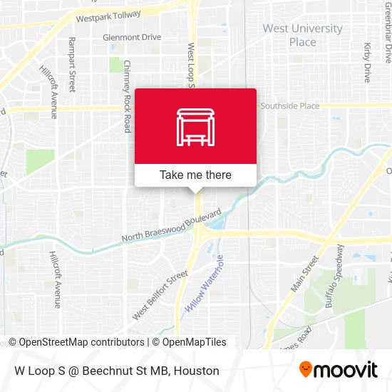 Mapa de W Loop S @ Beechnut St MB