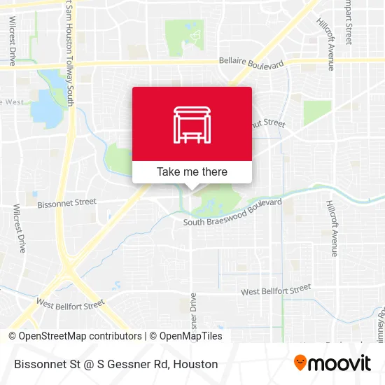 Mapa de Bissonnet St @ S Gessner Rd