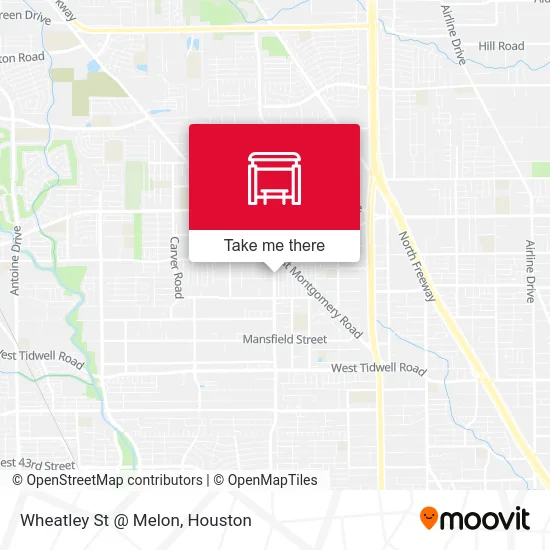 Wheatley St @ Melon map
