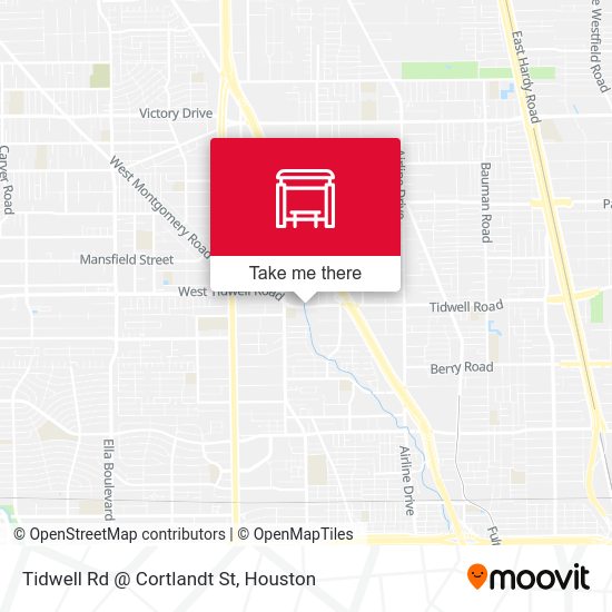Tidwell Rd @ Cortlandt St map