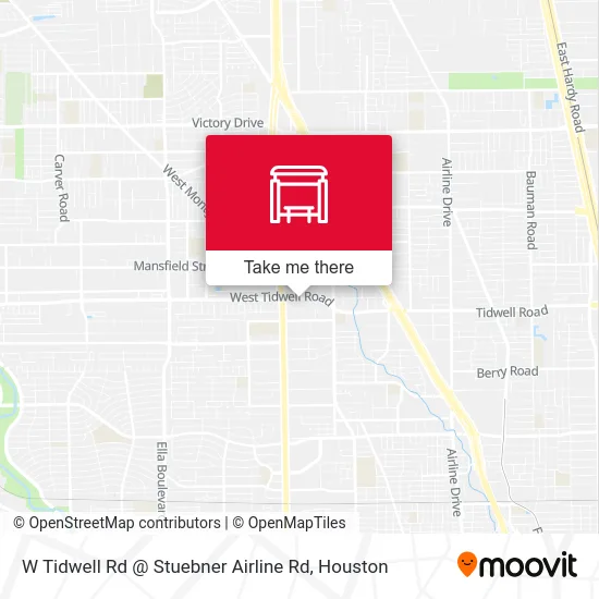 Mapa de W Tidwell Rd @ Stuebner Airline Rd