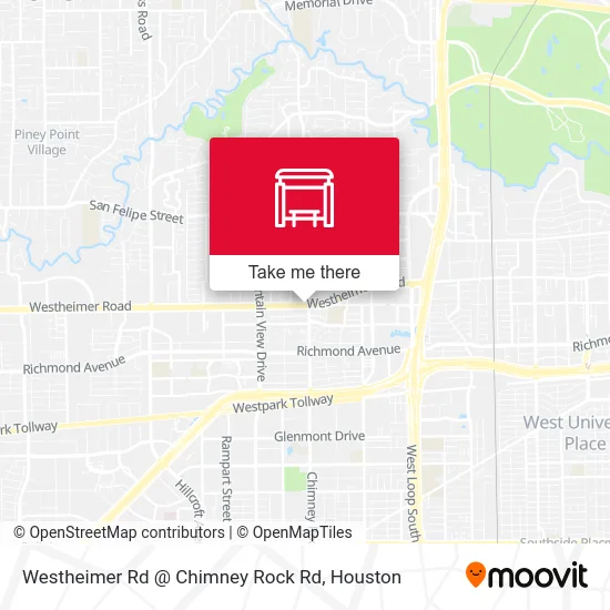Mapa de Westheimer Rd @ Chimney Rock Rd