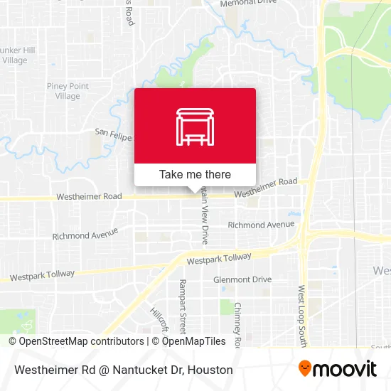Westheimer Rd @ Nantucket Dr map