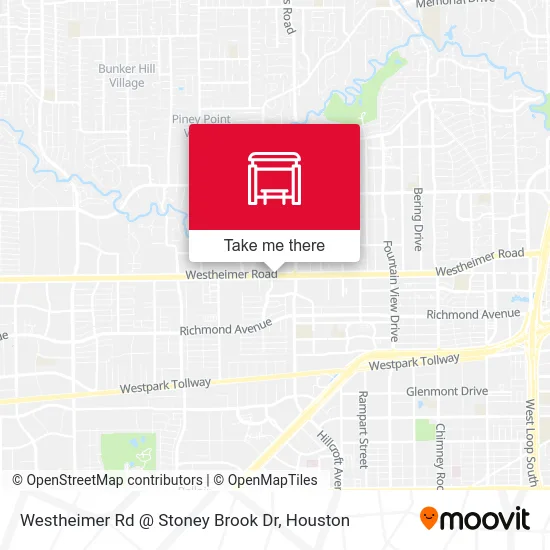 Westheimer Rd @ Stoney Brook Dr map