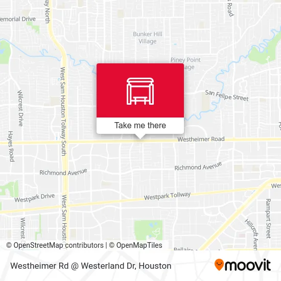 Westheimer Rd @ Westerland Dr map