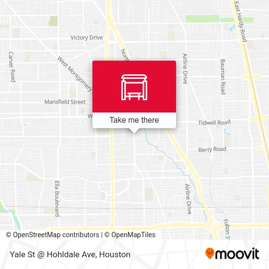 Yale St @ Hohldale Ave map