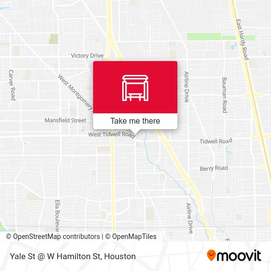Mapa de Yale St @ W Hamilton St