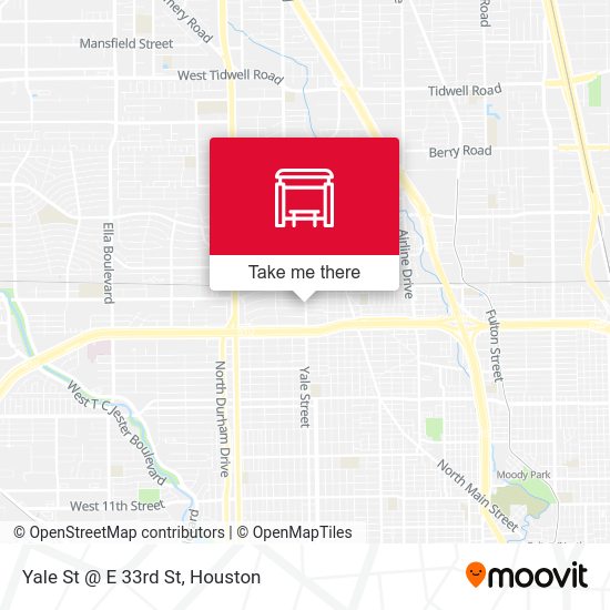 Yale St @ E 33rd St map