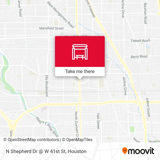 N Shepherd Dr @ W 41st St map