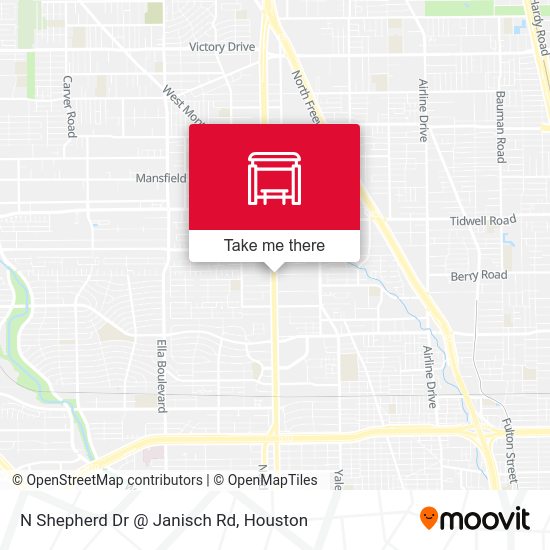 N Shepherd Dr @ Janisch Rd map