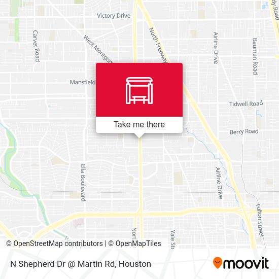 N Shepherd Dr @ Martin Rd map