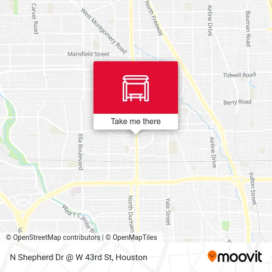 N Shepherd Dr @ W 43rd St map