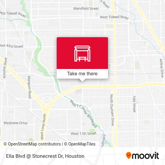 Mapa de Ella Blvd @ Stonecrest Dr