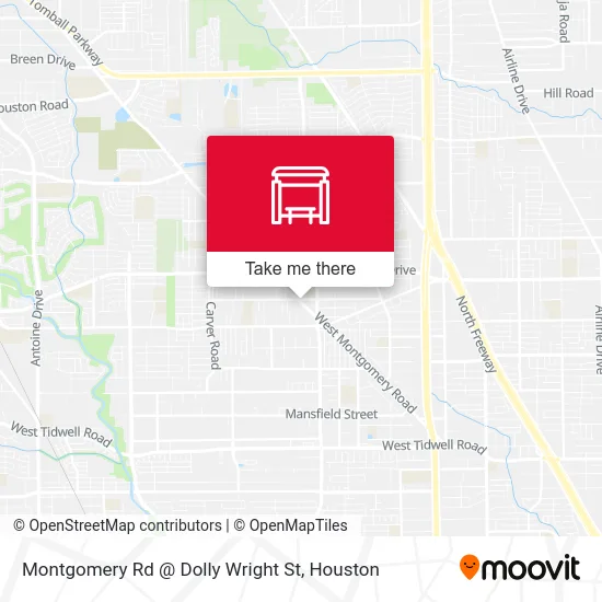 Montgomery Rd @ Dolly Wright St map