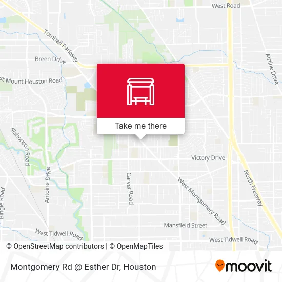 Montgomery Rd @ Esther Dr map
