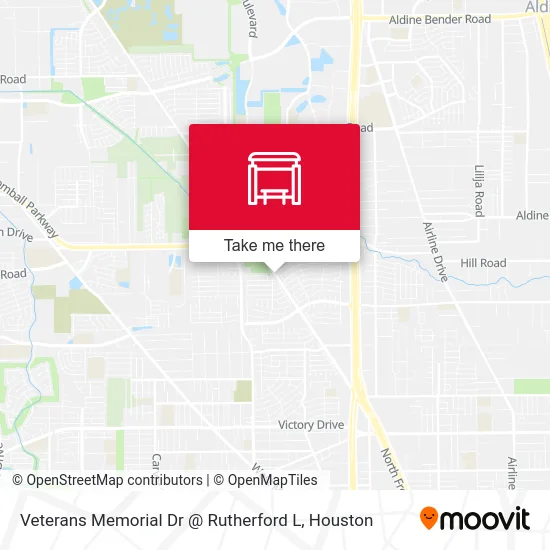 Veterans Memorial Dr @ Rutherford L map