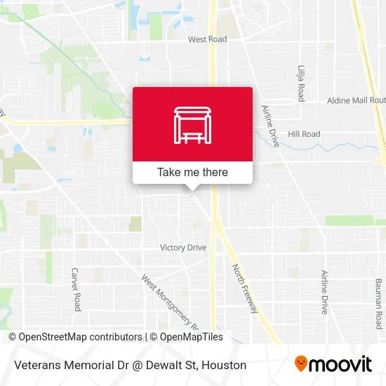 Veterans Memorial Dr @ Dewalt St map