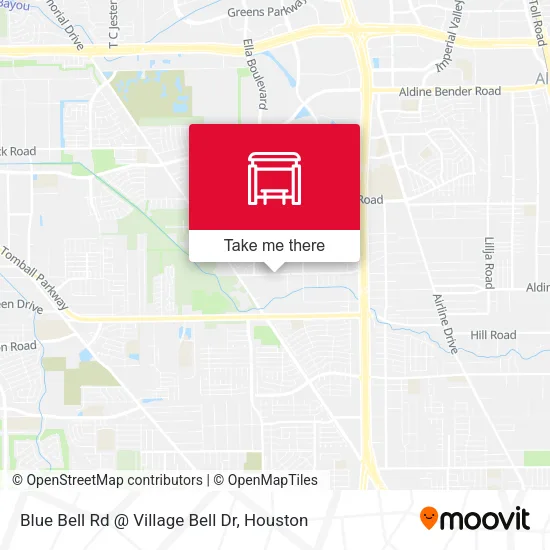 Blue Bell Rd @ Village Bell Dr map